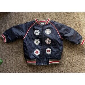 Boys Baseball 18 Months Nylon RN16435 Fall Spring Coat Jacket Baby Gifts